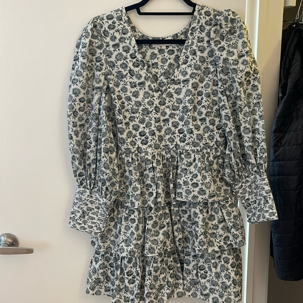 Loveshackfancy floral tiered dress